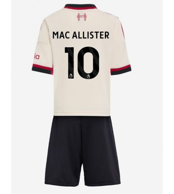 Liverpool Alexis Mac Allister #10 Udebanetrøje Børn 2025-26 Kortærmet (+ Korte bukser)